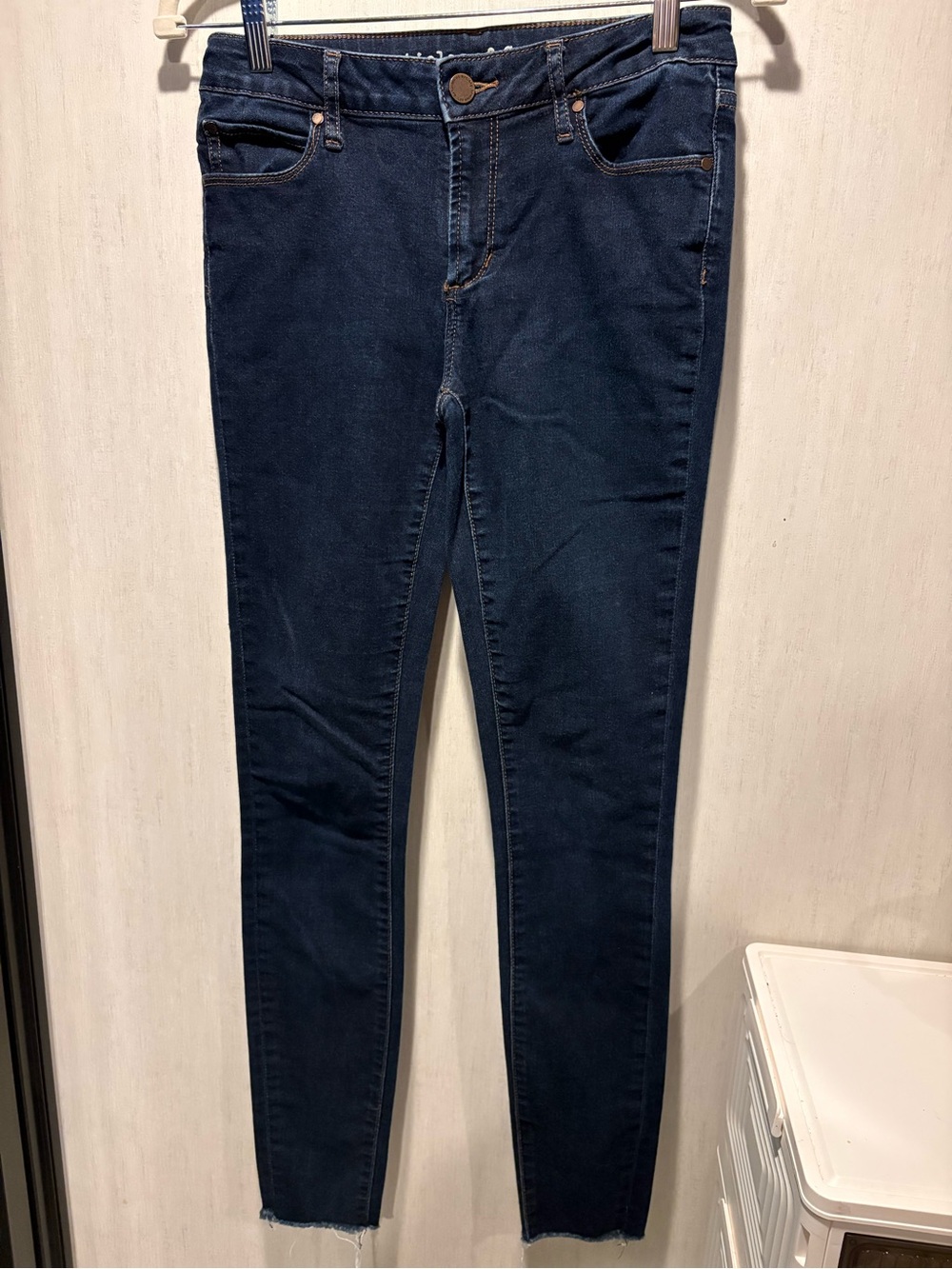 Articles Of Society Skinny Jeans — Deep Blue Indigo